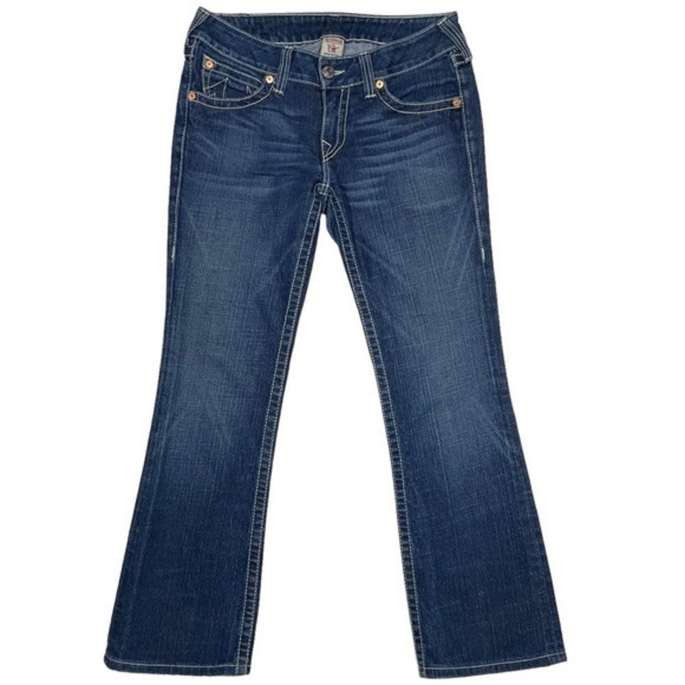 True Religion Womens Becky Bootcut Jeans World
Tour Flap Pocket Horsesh